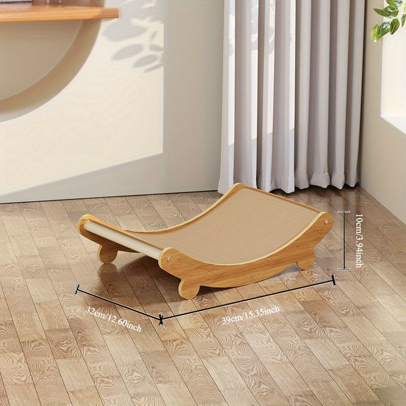Sisal Cat Scratcher and Recliner Nest for All Seasons No Mess