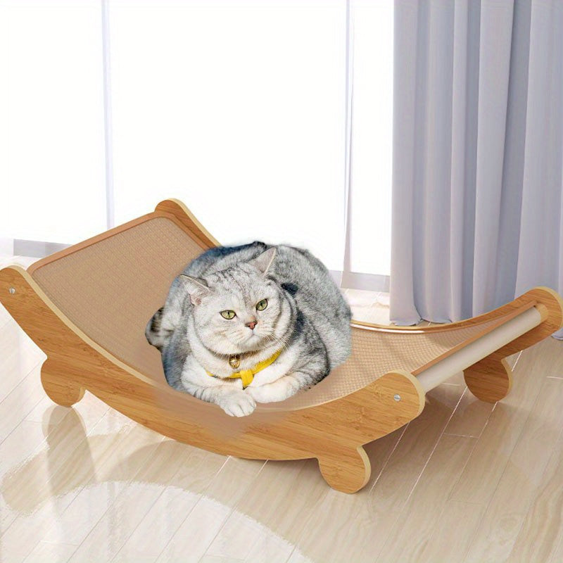 Sisal Cat Scratcher and Recliner Nest for All Seasons No Mess