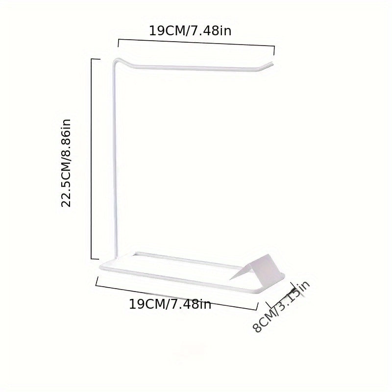 Многофункциональная подставка для украшений для хранения ожерелий, серег, браслетов и резинок для волос, металлическая стойка для домашнего хранения