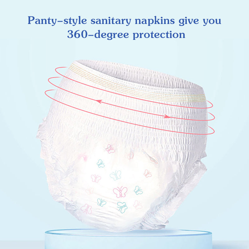 Adult Disposable Sanitary Pants Soft Breathable Leakproof Postpartum Menstrual