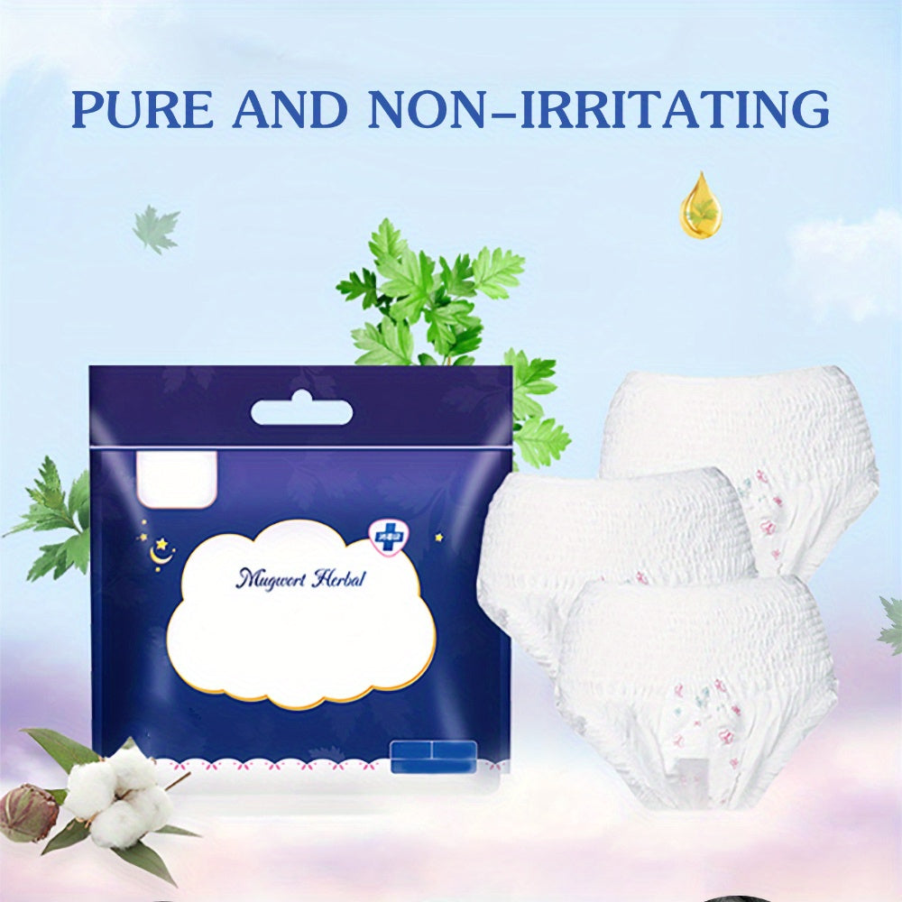 Adult Disposable Sanitary Pants Soft Breathable Leakproof Postpartum Menstrual