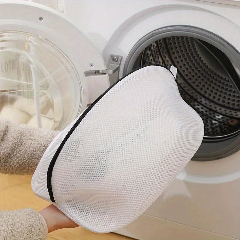 Shoe Wash Bag Polyester Zippered Laundry Organizer for Shoes