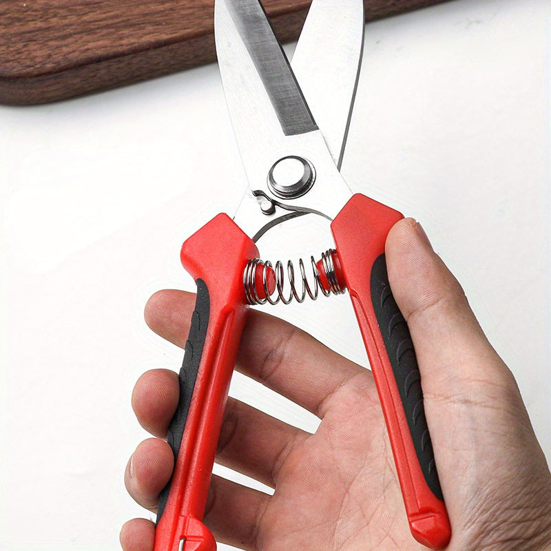 3-Piece Stainless Steel Gardening Shears Set for Pruning and Garden Maintenance