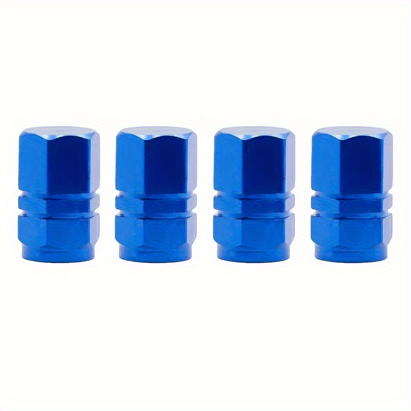 4Pcs Aluminum Alloy Tire Valve Caps for Cars Motorcycles Trucks Dustproof