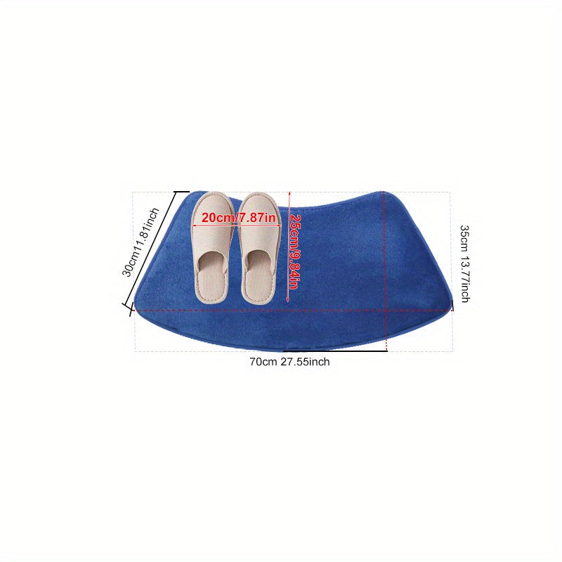 600GSM flanel poliesterdan tayyorlangan, PVC orqa qismi bilan, sirpanmaydigan hammom gilami, tez quriydi, yumshoq va plush, hammom uchun, mashinada yuvish mumkin, eshik kirish joyi yoki balkon uchun mukammal.