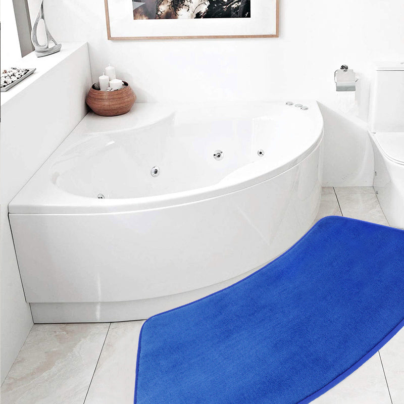 600GSM flanel poliesterdan tayyorlangan, PVC orqa qismi bilan, sirpanmaydigan hammom gilami, tez quriydi, yumshoq va plush, hammom uchun, mashinada yuvish mumkin, eshik kirish joyi yoki balkon uchun mukammal.