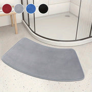 600GSM flanel poliesterdan tayyorlangan, PVC orqa qismi bilan, sirpanmaydigan hammom gilami, tez quriydi, yumshoq va plush, hammom uchun, mashinada yuvish mumkin, eshik kirish joyi yoki balkon uchun mukammal.