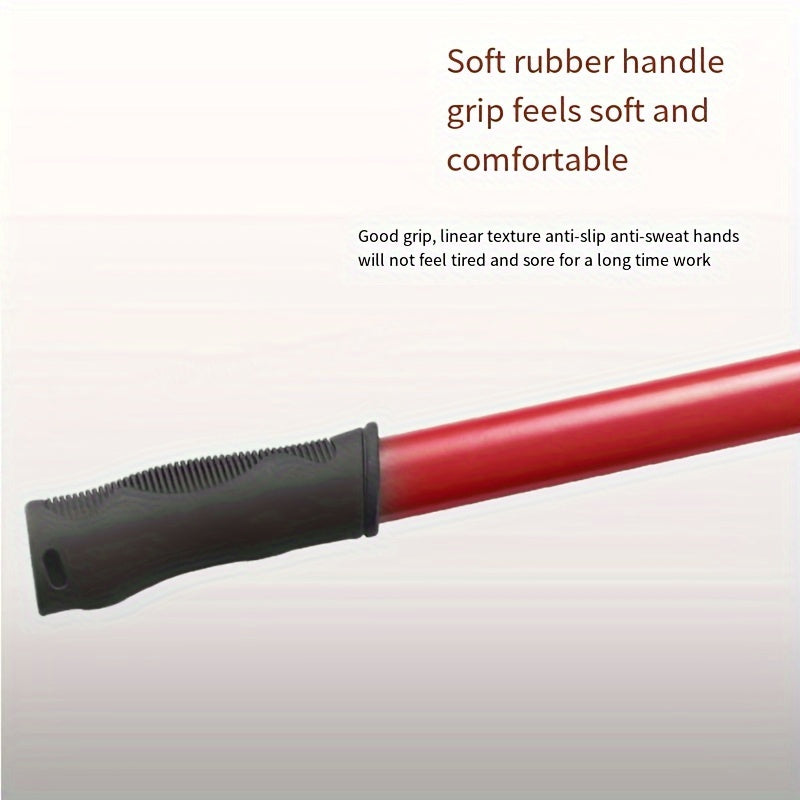 Long-Handled Steel Hedge Trimmer for Shrubs and Thick Branches with SK-5 Carbon Steel Blade