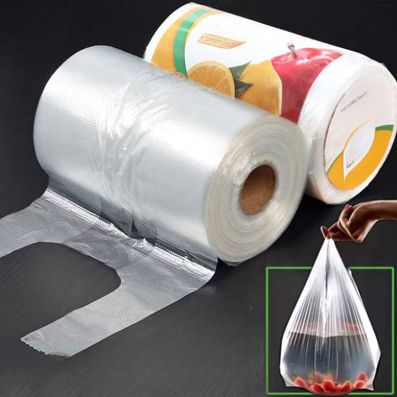 Large Clear Disposable Food Storage Bags for Supermarkets and Kitchens