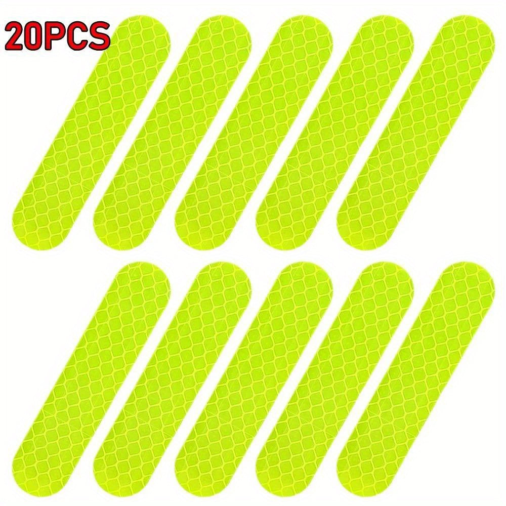Universal Safety Reflective Stickers for Car, Motorcycle Helmet, 10-60 Pack