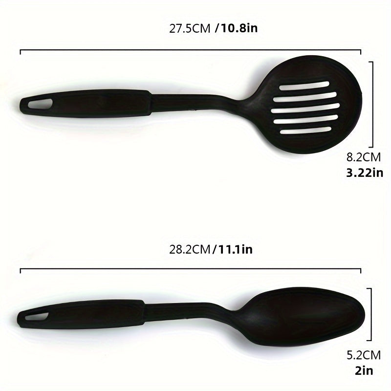 Juego de 6 utensilios de cocina herramientas de cocina espátula cuchara cucharón cucharas ranuradas