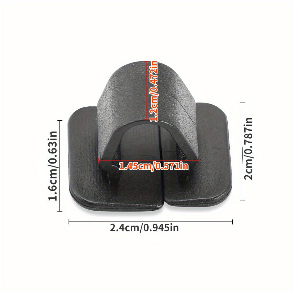 Paquete de 10 clips de sujeción de aislamiento de poliamida para capó de coche, remaches de retención para capó