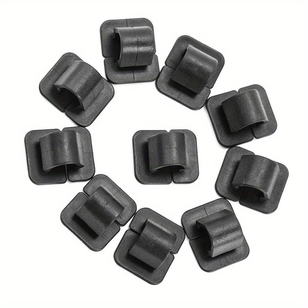 10 Pack Polyamide Car Hood Insulation Fastener Clips Bonnet Retainer Rivets