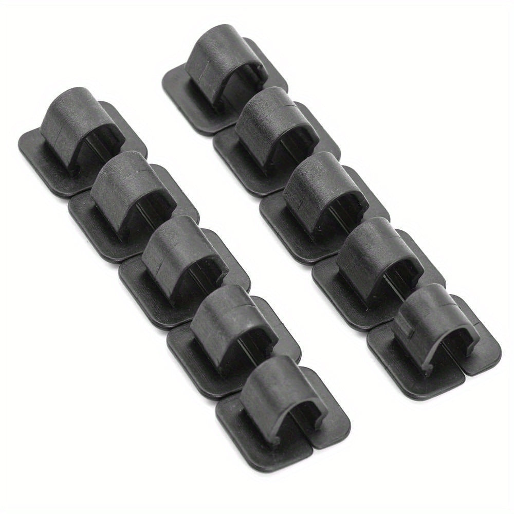 Paquete de 10 clips de sujeción de aislamiento de poliamida para capó de coche, remaches de retención para capó