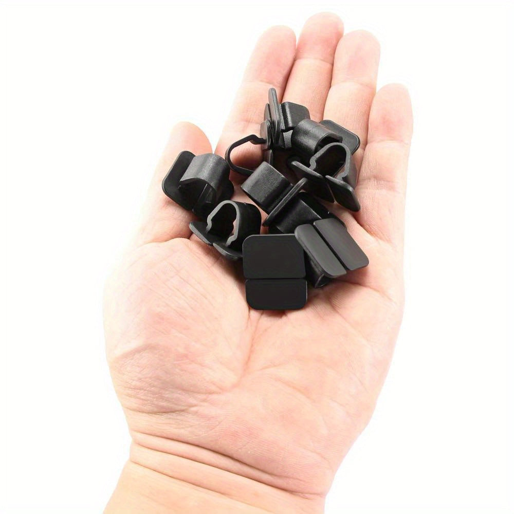 Paquete de 10 clips de sujeción de aislamiento de poliamida para capó de coche, remaches de retención para capó