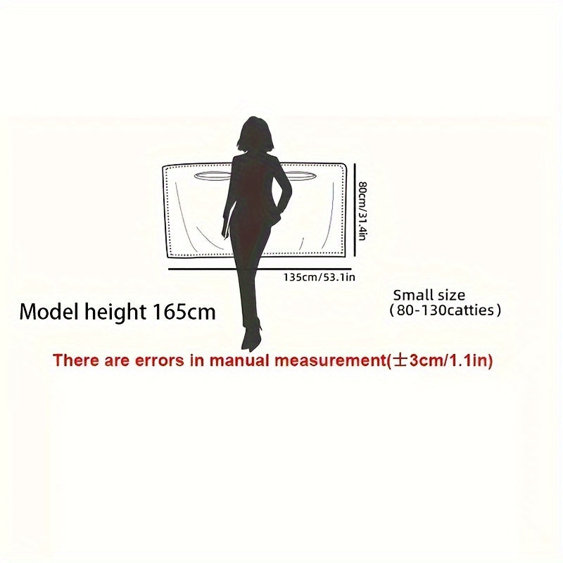 Coral Velvet Bath Towel with Bow Pocket Space-Themed Geometric Pattern Quick-Dry Polyester