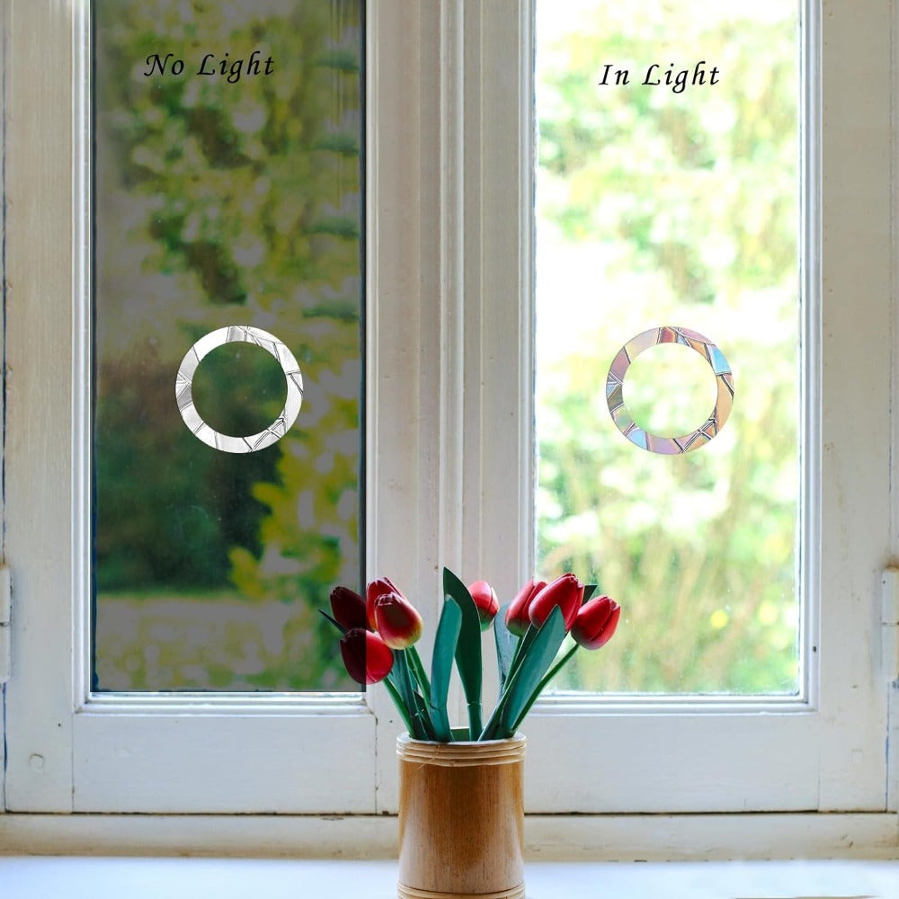 Set of 16 Bird Collision Window Clings Glass Door Stickers Home Decoration