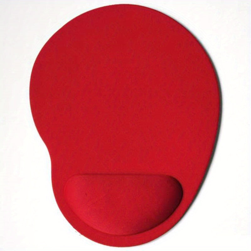 Ergonomic Oval Rubber Wrist Rest Mouse Pad for Wrist Support