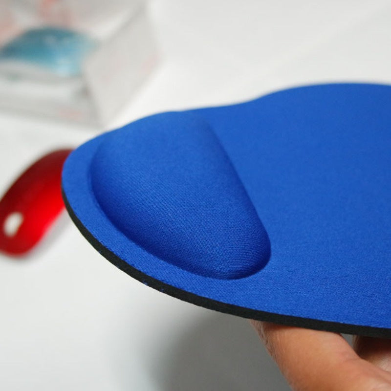 Ergonomic Oval Rubber Wrist Rest Mouse Pad for Wrist Support