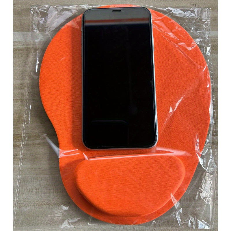 Ergonomic Oval Rubber Wrist Rest Mouse Pad for Wrist Support