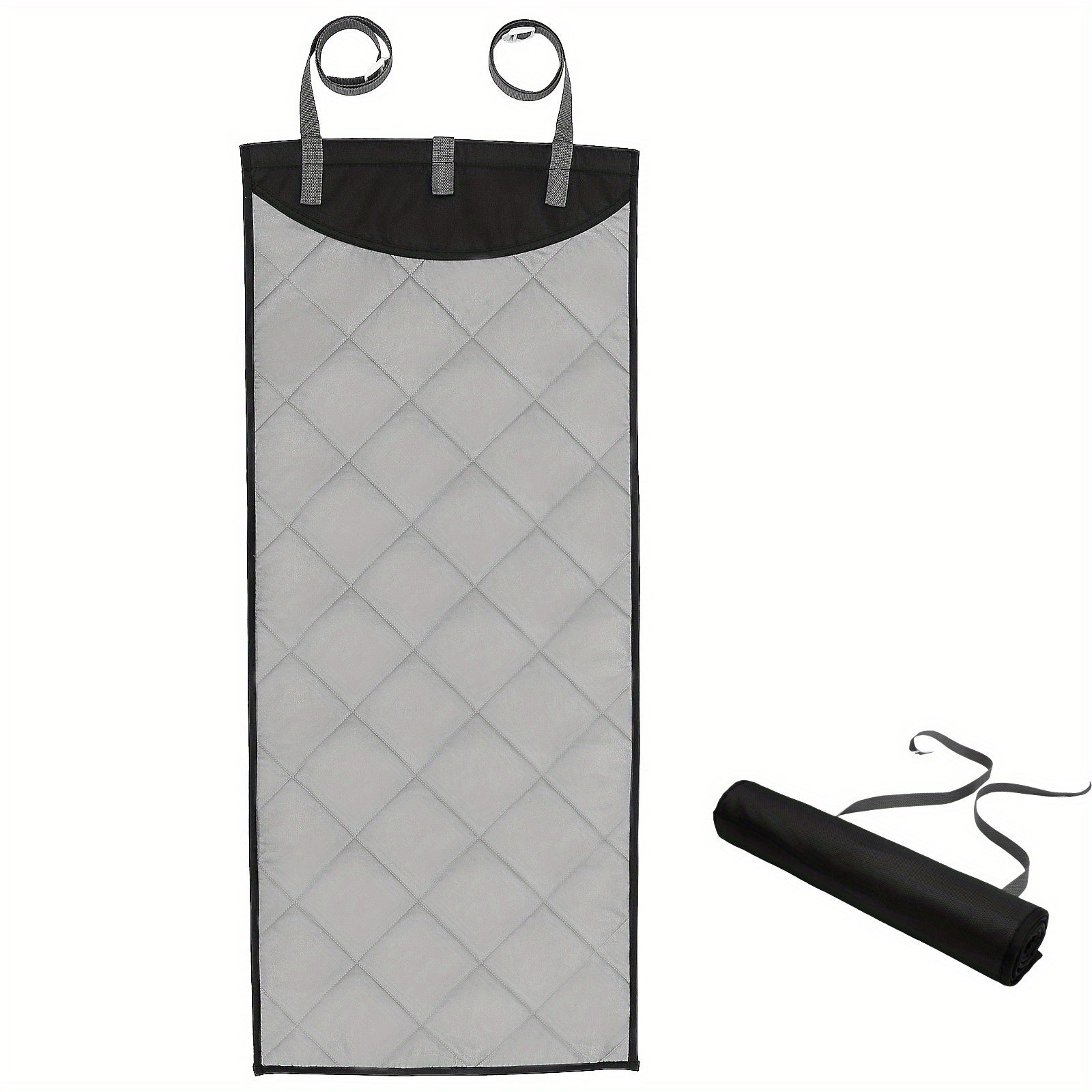 Almohadilla de vapor resistente al calor para colgar en la puerta, plegable, 115x48cm