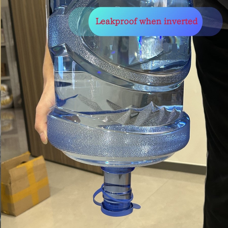 Reusable Silicone Water Bottle with Smart Lid for Mineral Water 500ml