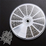 600pcs Small Stainless Steel Screws with Screwdrivers for Electronics Watch Glasses Repair