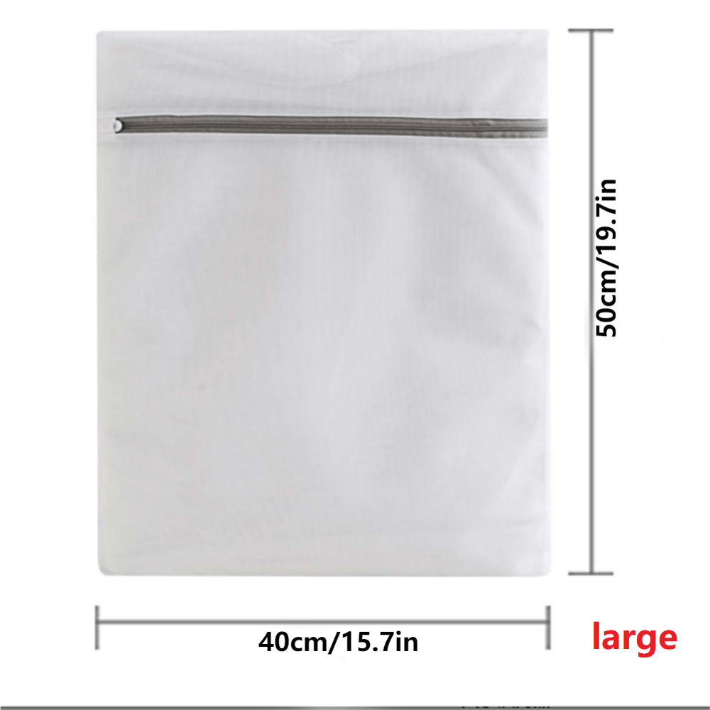 4-Piece Mesh Laundry Bag Set for Delicate Clothing Storage and Washing