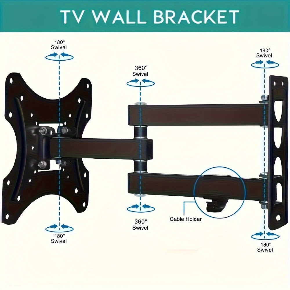 Heavy Duty Adjustable TV Wall Mount Bracket for 81-140cm LED LCD Curved Screens