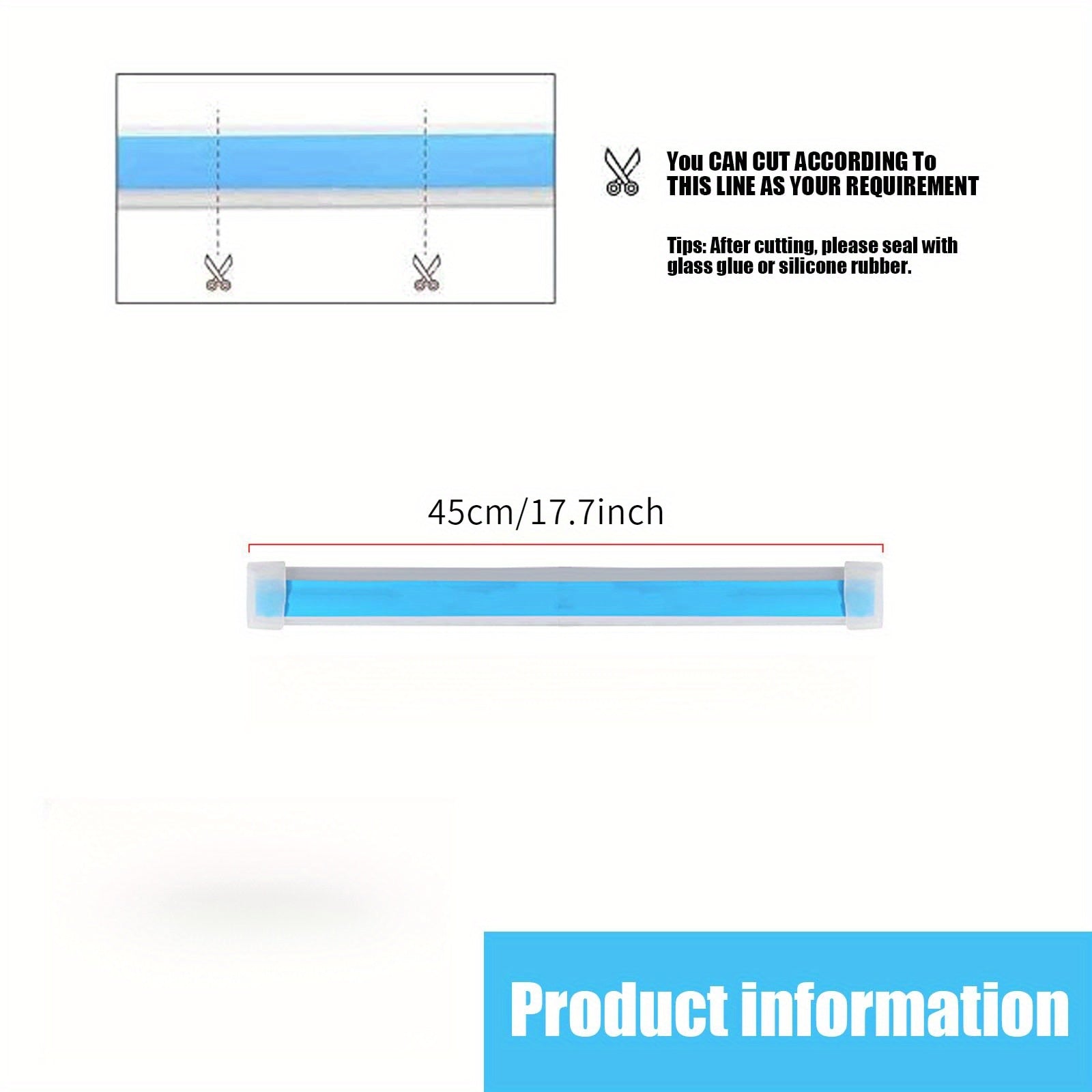 2 piezas de tiras de LED para coche de doble color flexible, luz diurna, señal, accesorios para coche