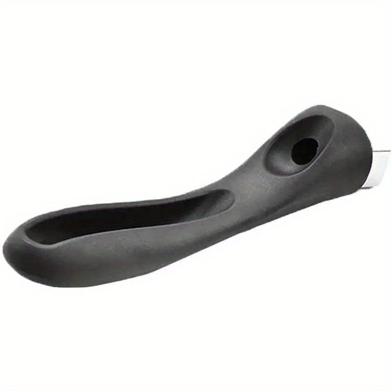 Silicone Non-Slip Pot Handle Grip Black Long Replacement for Saucepan Frying Pan