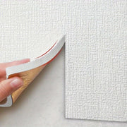 5M Self-Adhesive Linen Wallpaper 3D Textured Waterproof Washable for Bedroom and Rental Renovation