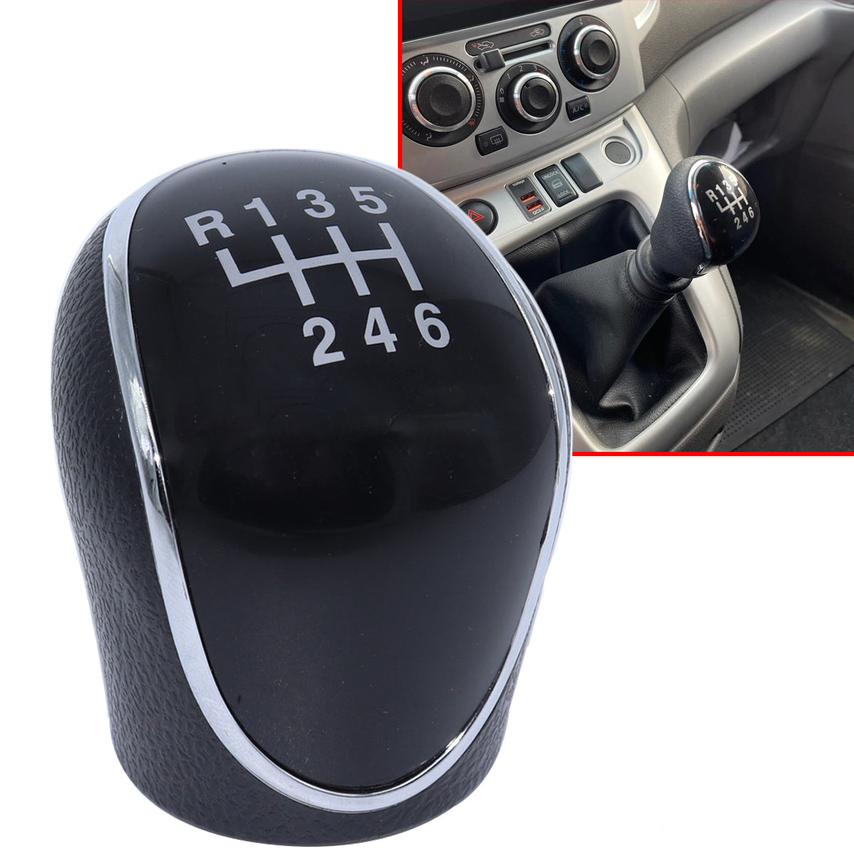 Universal Gear Shift Knob Aluminum Alloy for Cars with M10 Thread