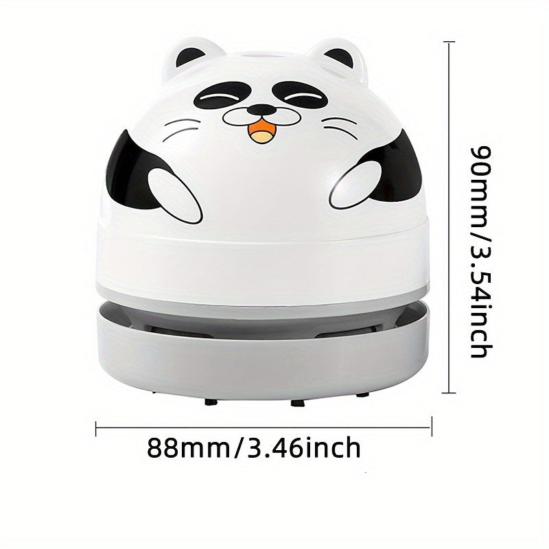 Mini Handheld Vacuum Cleaner for Desk and Keyboard Cleaning with Dust Brush