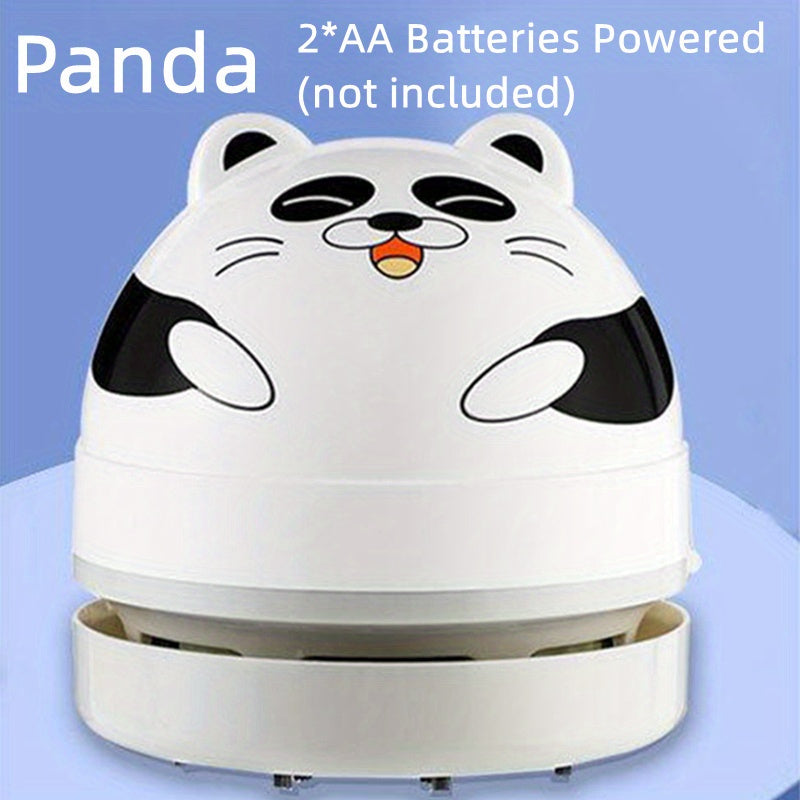 Mini Handheld Vacuum Cleaner for Desk and Keyboard Cleaning with Dust Brush