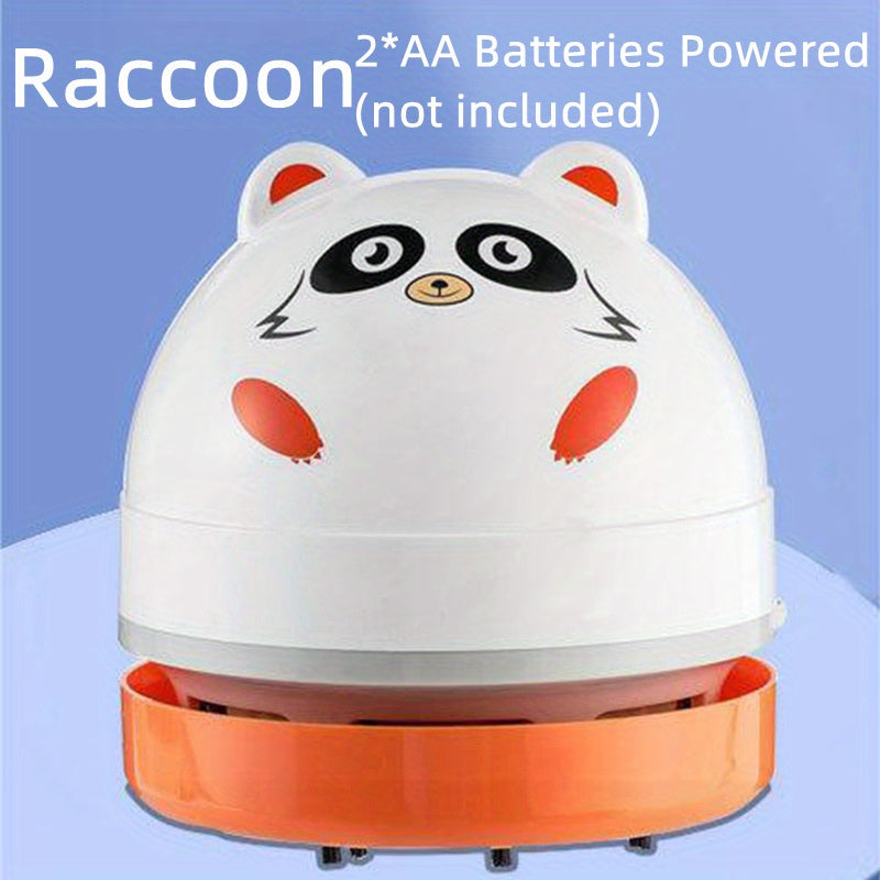 Mini Handheld Vacuum Cleaner for Desk and Keyboard Cleaning with Dust Brush