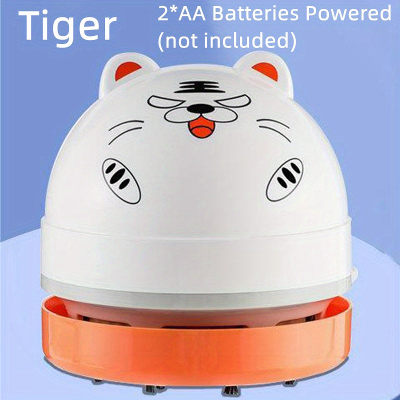 Mini Handheld Vacuum Cleaner for Desk and Keyboard Cleaning with Dust Brush