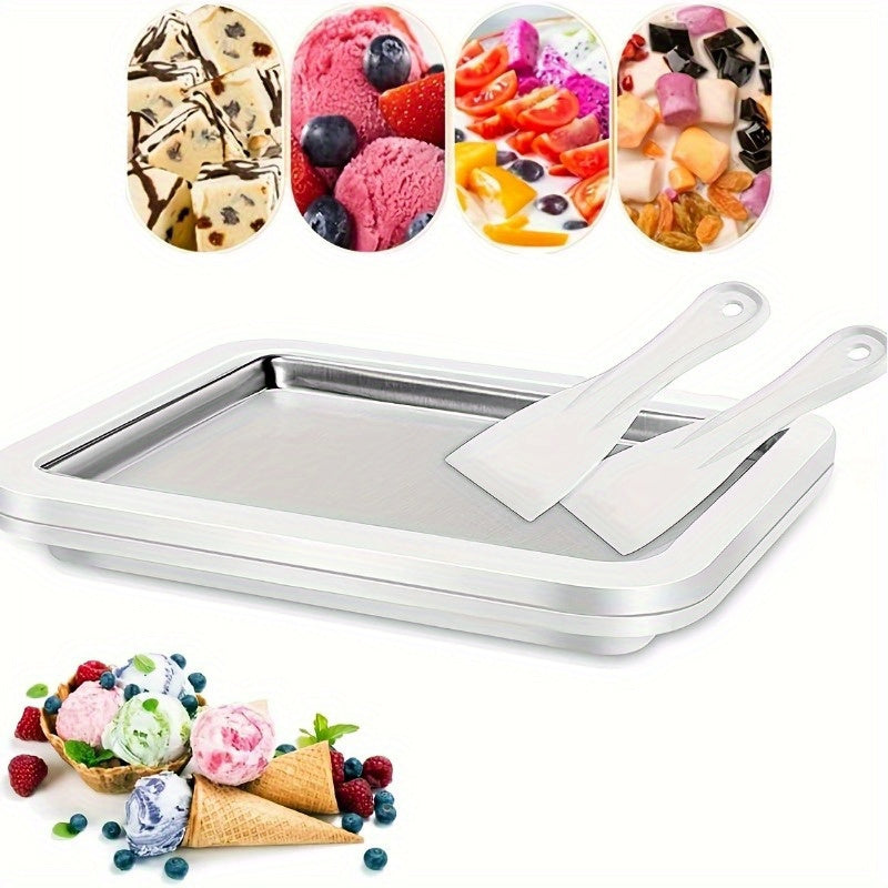 Máquina de helados de acero inoxidable para yogur y helado de leche caseros