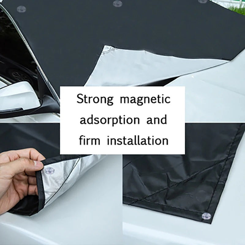 Cubierta protectora magnética universal para parabrisas de coche, protección contra nieve en invierno