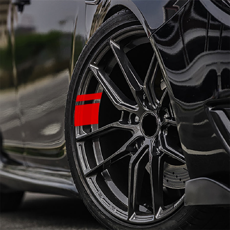 18 шт. отражающих виниловых наклеек на диски автомобиля, наклейки на ступицы для гонок