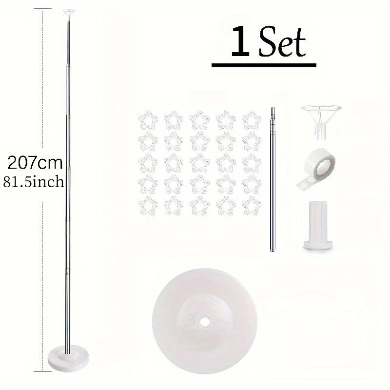 Adjustable Metal Balloon Stand Kit for Graduation Parties Birthdays Weddings