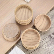 Felt Base Castor Cups Set of 4 Non-Slip Protectors for Wooden Floors Chairs