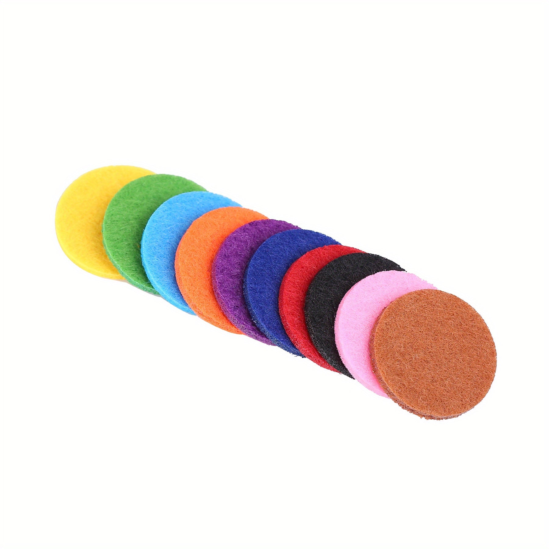 Qayta to'ldiriladigan avtomobil havo tozalovchi parfyumeriya diffuzori klipi bilan 10 ta pad