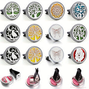 Qayta to'ldiriladigan avtomobil venti klipi havo tozalovchi, aromatsiz aromaterapiya diffuzori