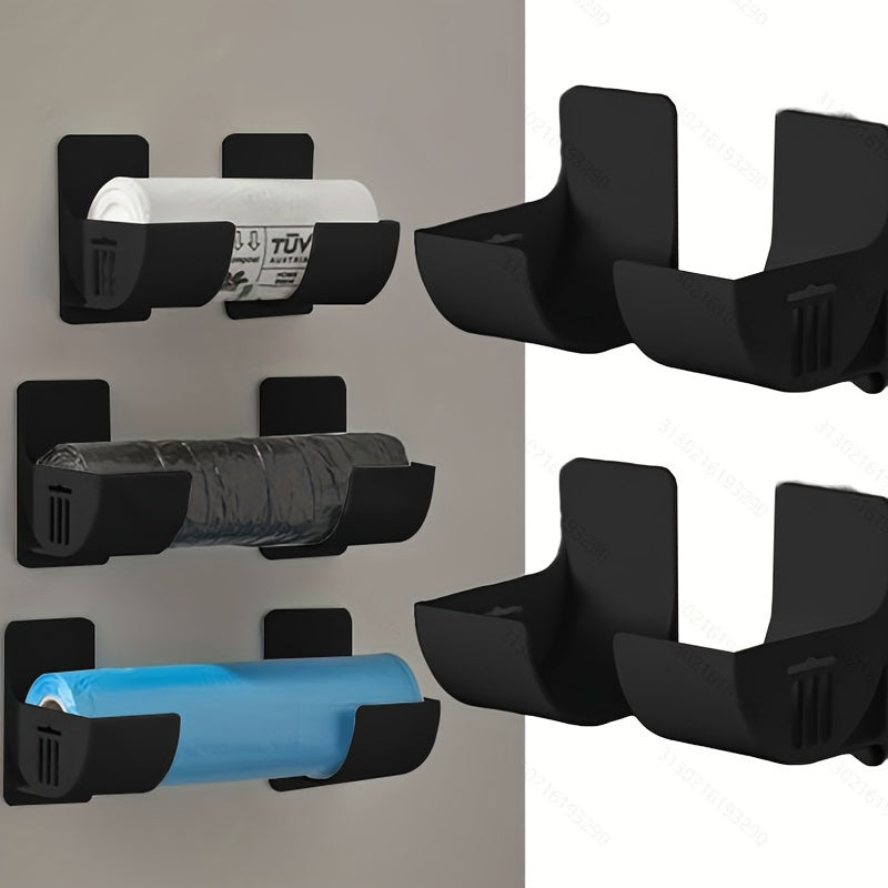 4 ta sozlanadigan oshxona saqlash racklari to'plami, yopishqoq o'ramlar va chiqindi paketlar uchun