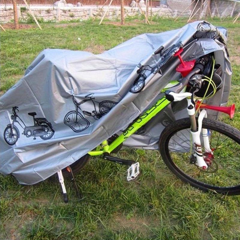 Waterproof Gray and Black Bike and Motorcycle Covers Set of 1 or 2
