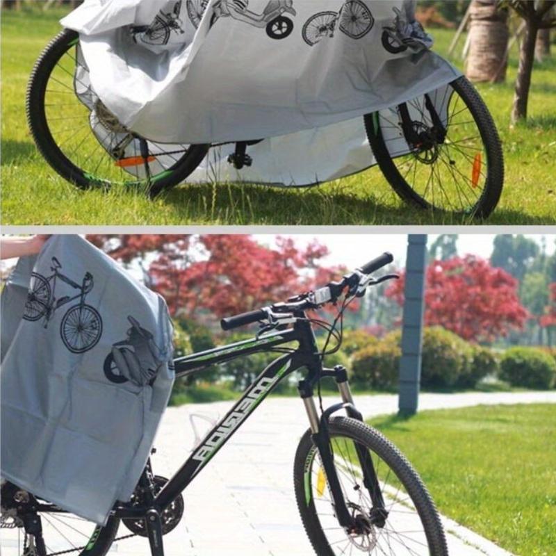 Waterproof Gray and Black Bike and Motorcycle Covers Set of 1 or 2