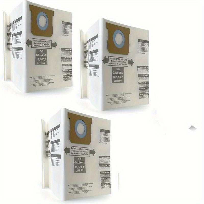 5 ta to'plam changyutgich sumkasi Shop Vac EH seriyali uchun, 90661 va 90671 bilan mos keladi