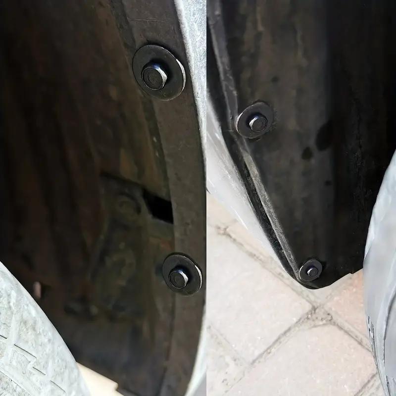 40-Pack Metal U-Nut Clip and Screw Set for Automotive Bumper Guard