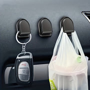 6-Pack ABS Car Hooks Multi-Purpose Vehicle Interior Storage Organization